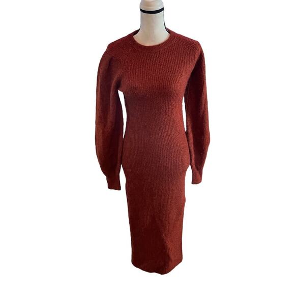 Rag and Bone Sweater Dress Long Sleeve Wool Alpaca Blend Liana Size XS - Picture 4 of 7